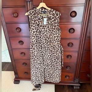 Ann Taylor Leopard Print Dress
